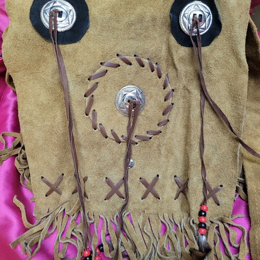 Frindged Leather Hippie Bag